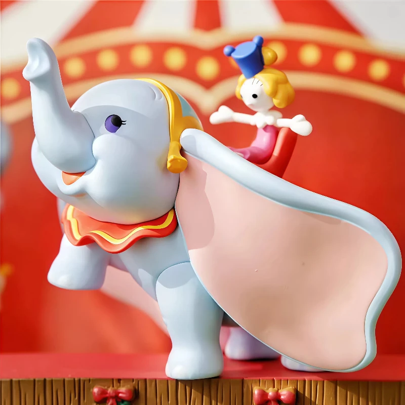 52 لعب منتج جديد حقيقي ديزني دامبو سلسلة وقت سعيد صندوق أعمى الإبداعية اليدوية لطيف العصرية دمية زخرفة لعبة هدية عيد