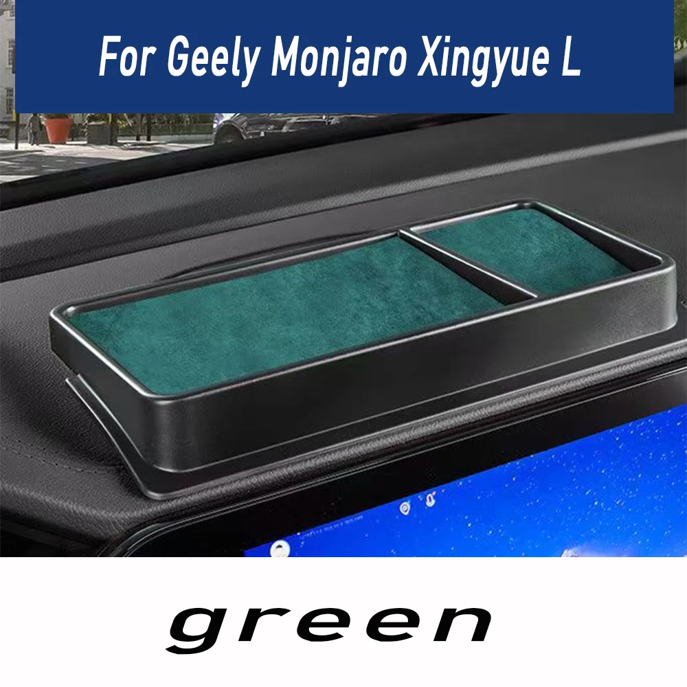 

For Geely Monjaro Xingyue L Car Instrument Panel Storage Box Center Control Screen Rear Storage Tray Car Sorting Accessories