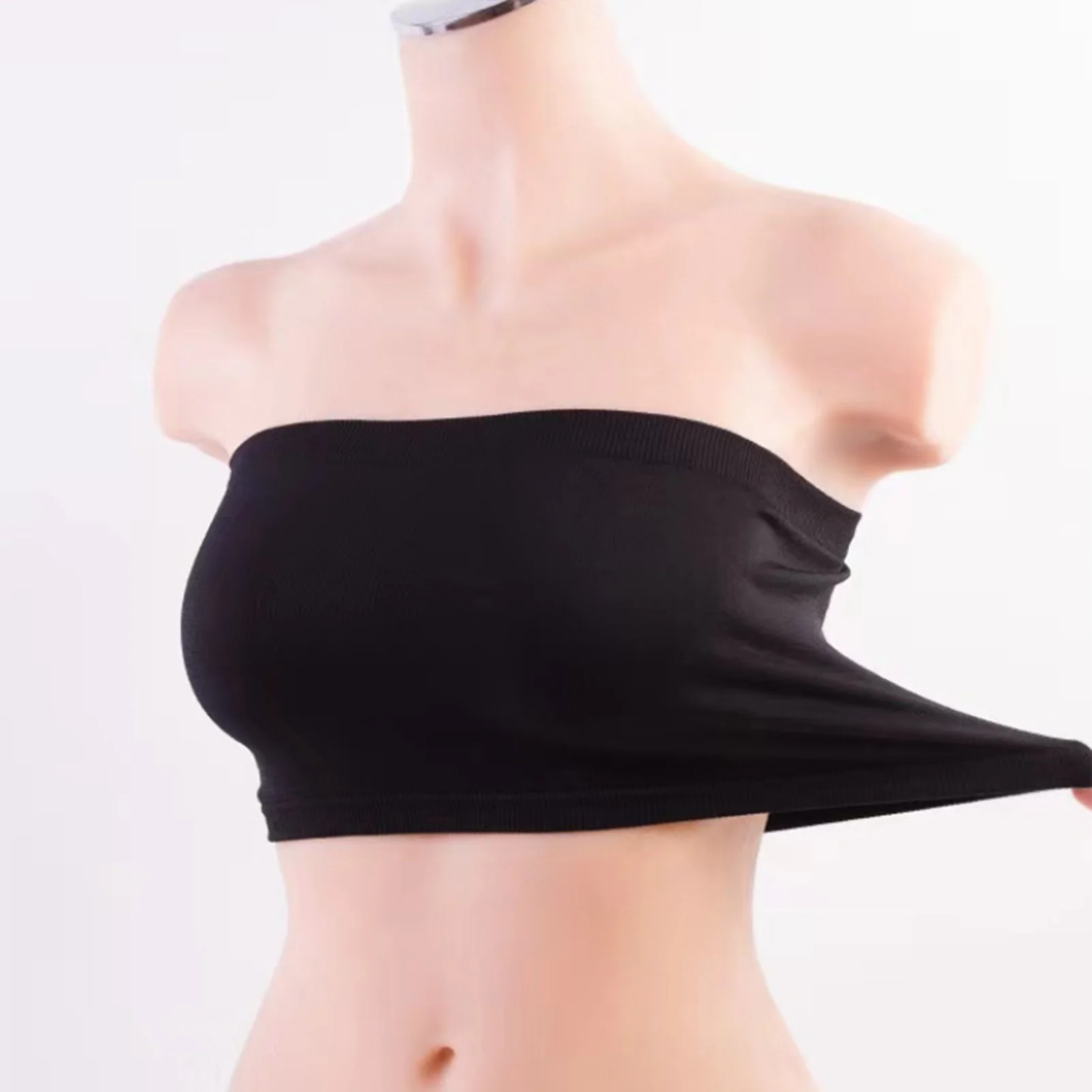 Strapless Bandeau Bra Seamless Bralettes Non Padded Bandeau Tube Top Bra Comfy Tube Top for Everyday NIN668