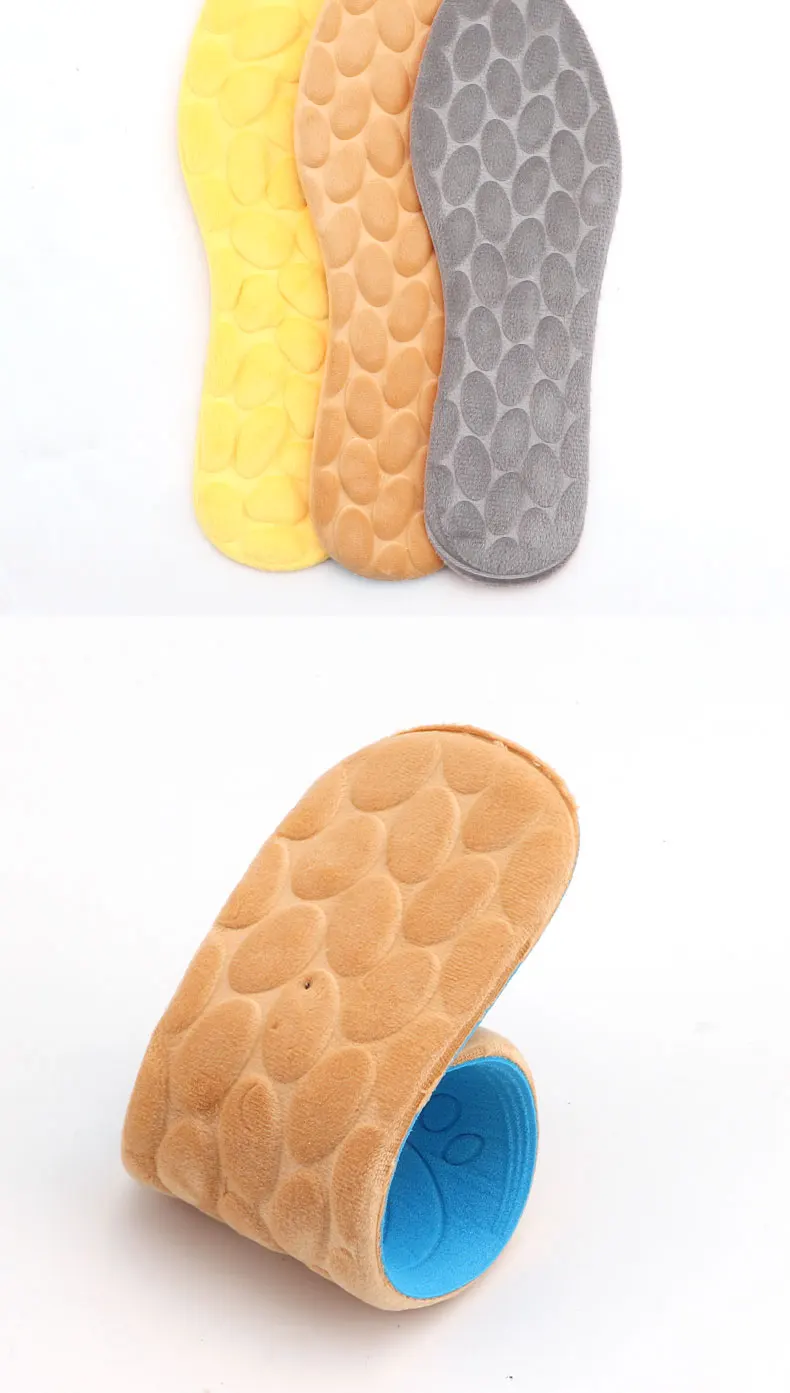 Winter Warm Shoe Insole Plush Snow Boots Thermal Inserts Men Women Sports Running Heating Pads Cotton Comfort Soft Foot Cushion