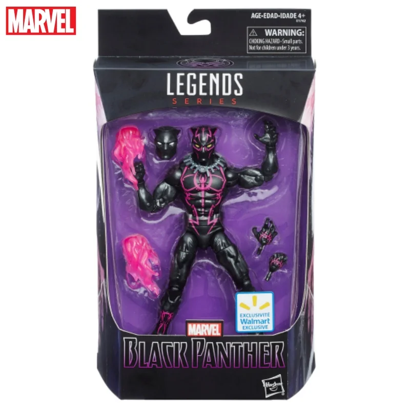 Authentic Marvel Legends 1/12 Black Panther 6-Inch Action Figure Vibranium Charged Battle Armor Model Toy Tabletop Decor Gift