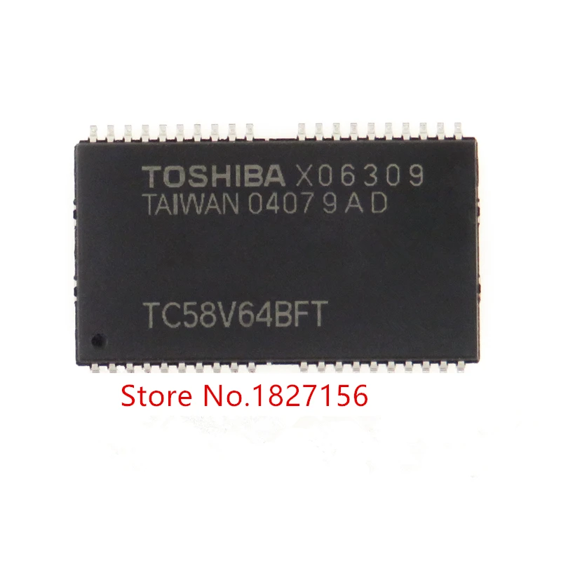 10PCS  TC58V64BFT 58V64 V64BFT TSOP Flash Memory  New Original IC NEW