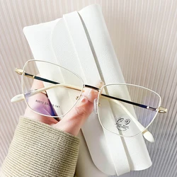 Butterfly Shape Women Glasses New Stylish Blue Light Blocking Women's Eyeglasses Frame Hot Selling Glass Woman