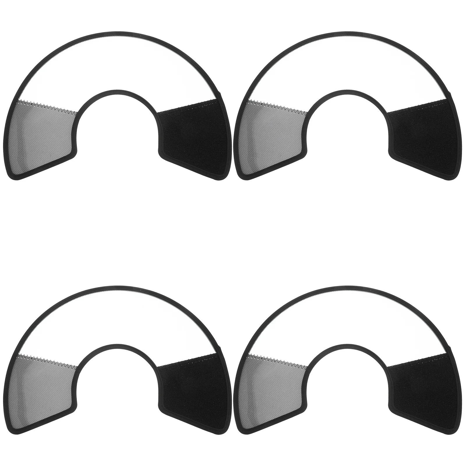

4pcs Adjustable Recovery Soft Wound Healing Protection For Cats Dogs Kittens Rabbits 360° Coverage Lightweight Transparent