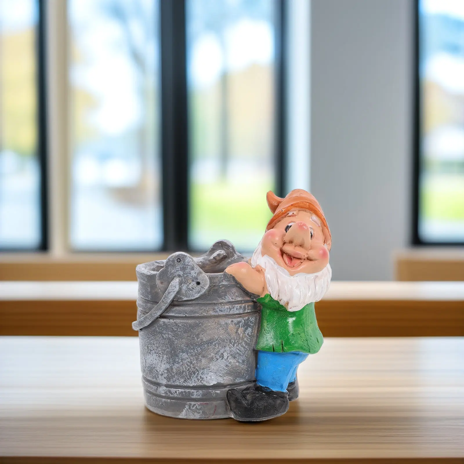 Elf Gnome Resin Flower Pot Indoor Outdoor Succulent Planter Small Decorative Garden Miniature Novelty Planting Flower Pot