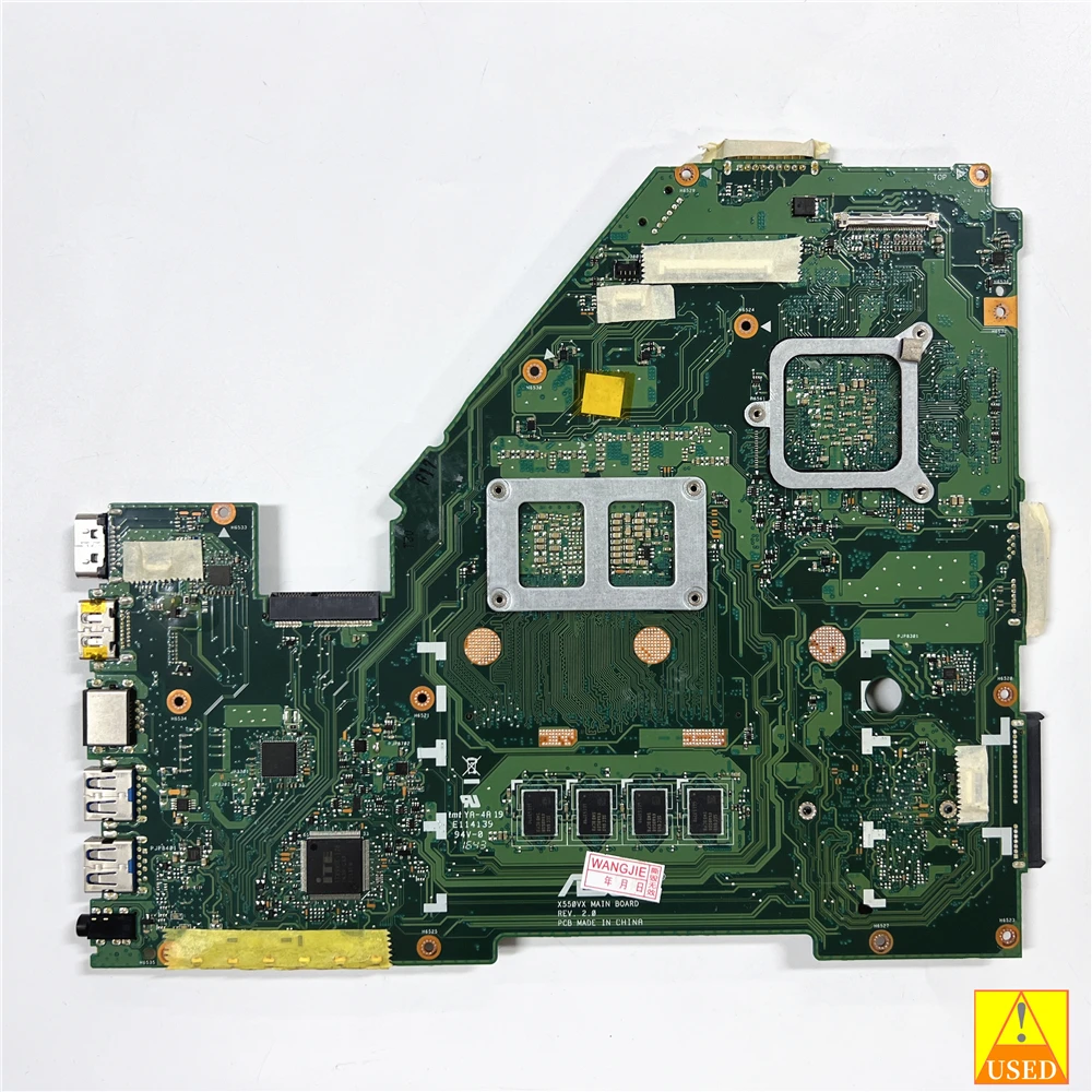 Placa-mãe para laptop X550VX para ASUS X550VX COM CPU SR2FQ i7-6700HQ testada 100% funcionando