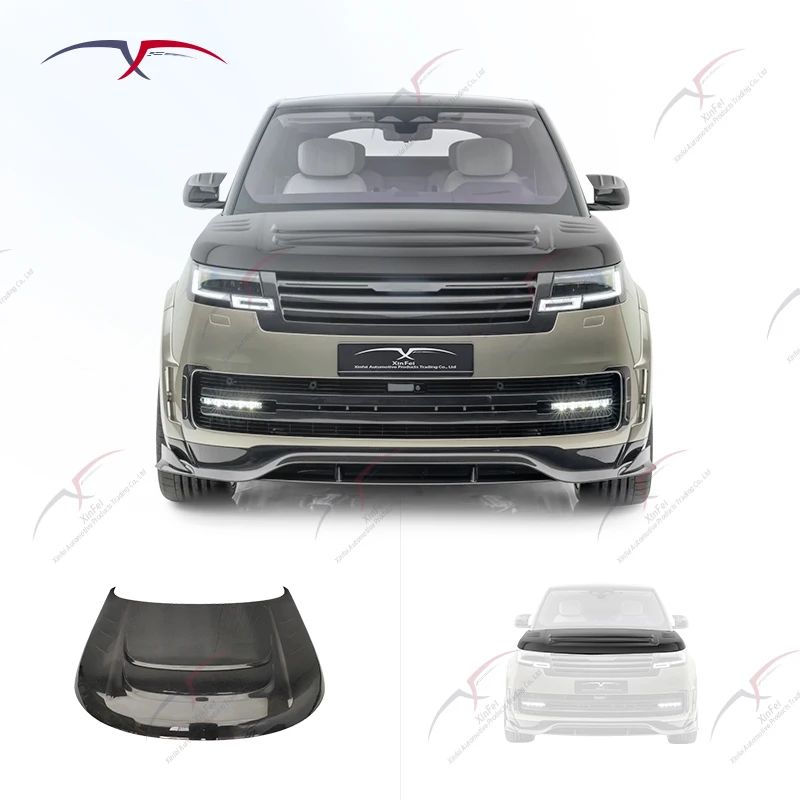 Car Body Kit Modified with Carbon Fiber Engine Hood Bonnets Suitable for  Range Rover Executive SV 2022-2024