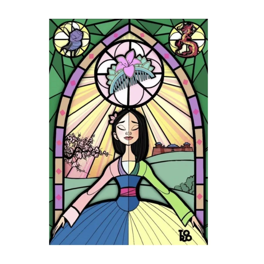 디즈니 공주 뮬란 직소 퍼즐 골판지/나무 108/200/300/500/1000 조각 성인을위한 퍼즐 어린이 선물 장난감 가족 게임