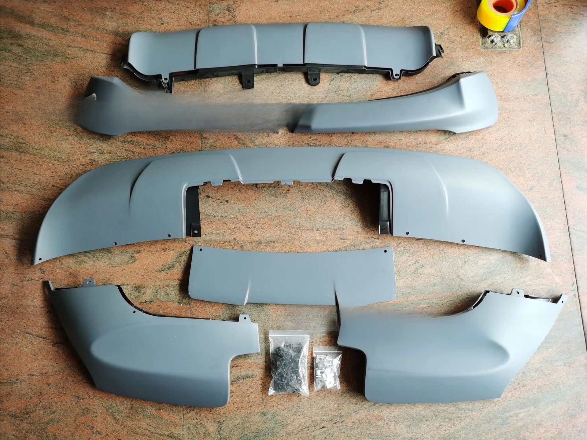 Convient pour 07-10 BMW X5 E70 pare-chocs barre avant queue surround bouclier taille modification surround