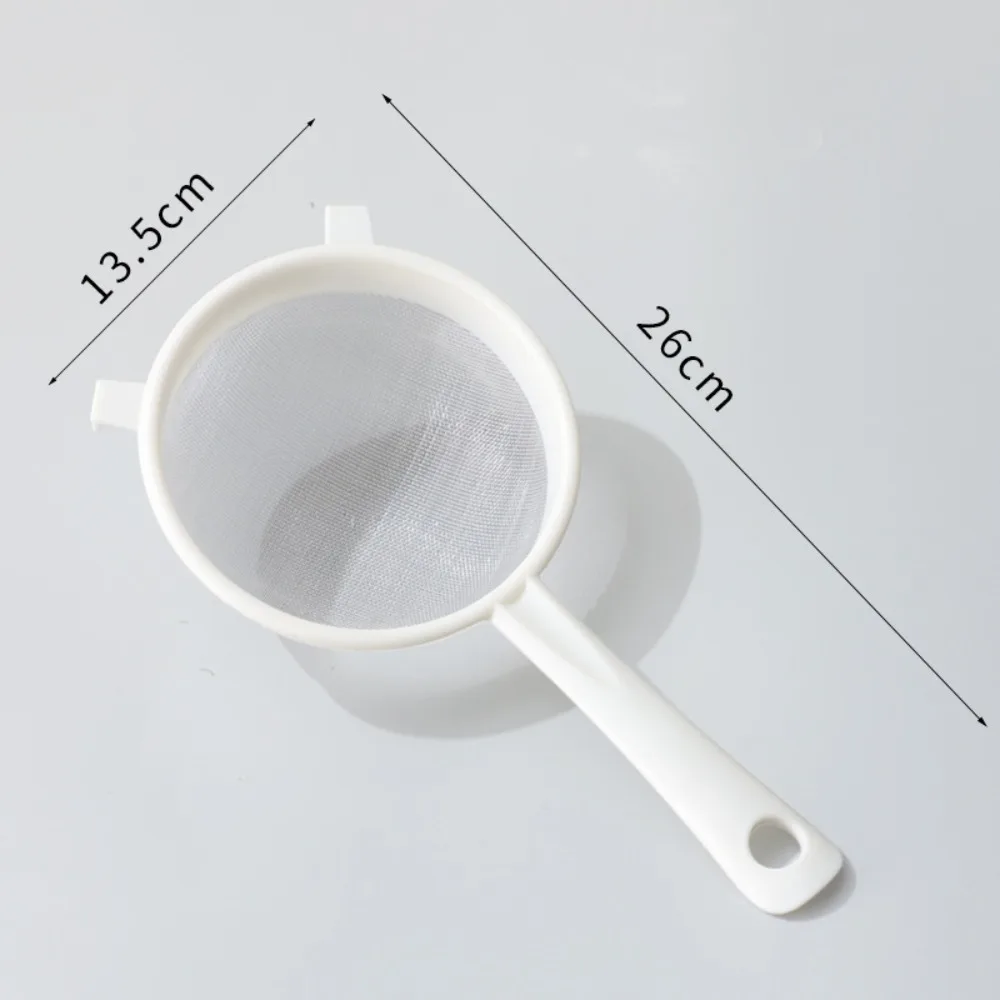 Durable Ultra Fine Mesh Mesh Strainer with Handle Mini Plastic Colander Yogurt Sieve Food Preparation