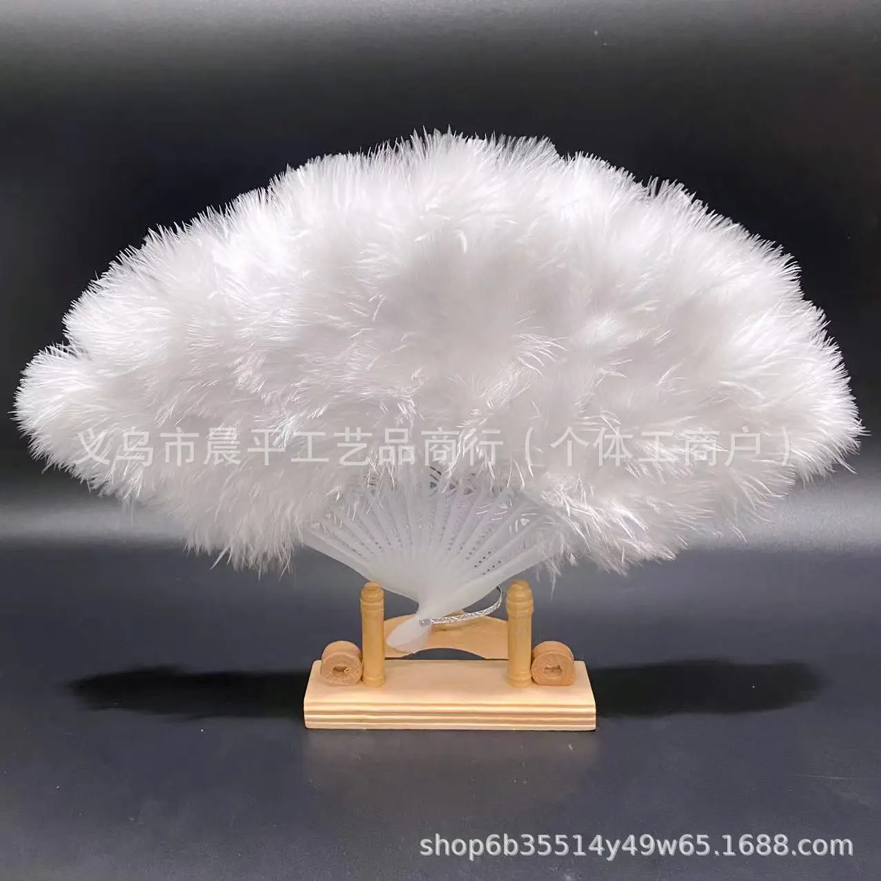 

Feather Fan Wedding Decoration Shooting Cheongsam Fashion Show Bridal Accessories Dance Party Square Stage Performance Props