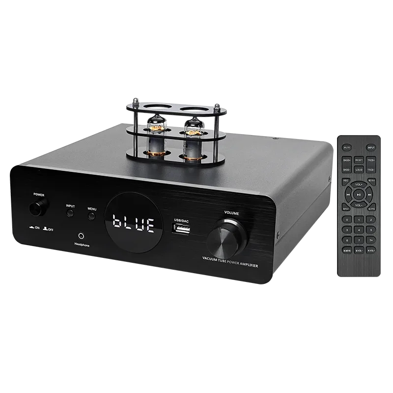 HIFI Stereo Tube Amplifier 2.0 Channel 6 Tubes Audio Power Amplifier Karaoke Audio System New Model