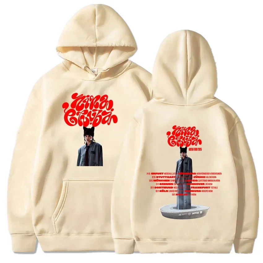Arena Tour 2025 Nina Chuba Hoodies Sudaderas Para Mujer Winter Frauen Männer Kleidung Sänger Druck Sweatshirts Casual Pullover
