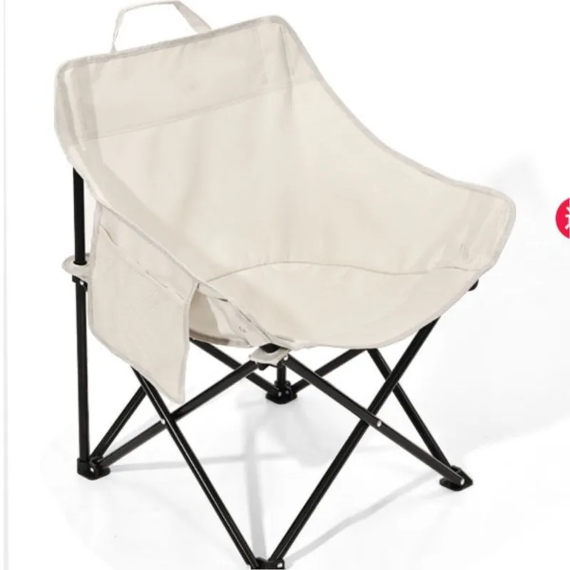 Warming Outdoor Camping Folding Chair Portable Moon Chair Lazy Chair Outdoor Chair Director Chair Beach Chair Stall Chair