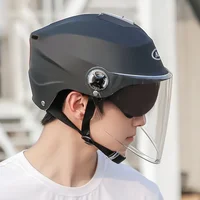 Casco para patinete eléctrico, cascos de motocicleta Chopper de verano, cascada de seguridad, artículos urbanos Soman, equipo de Moto para hombre y mujer