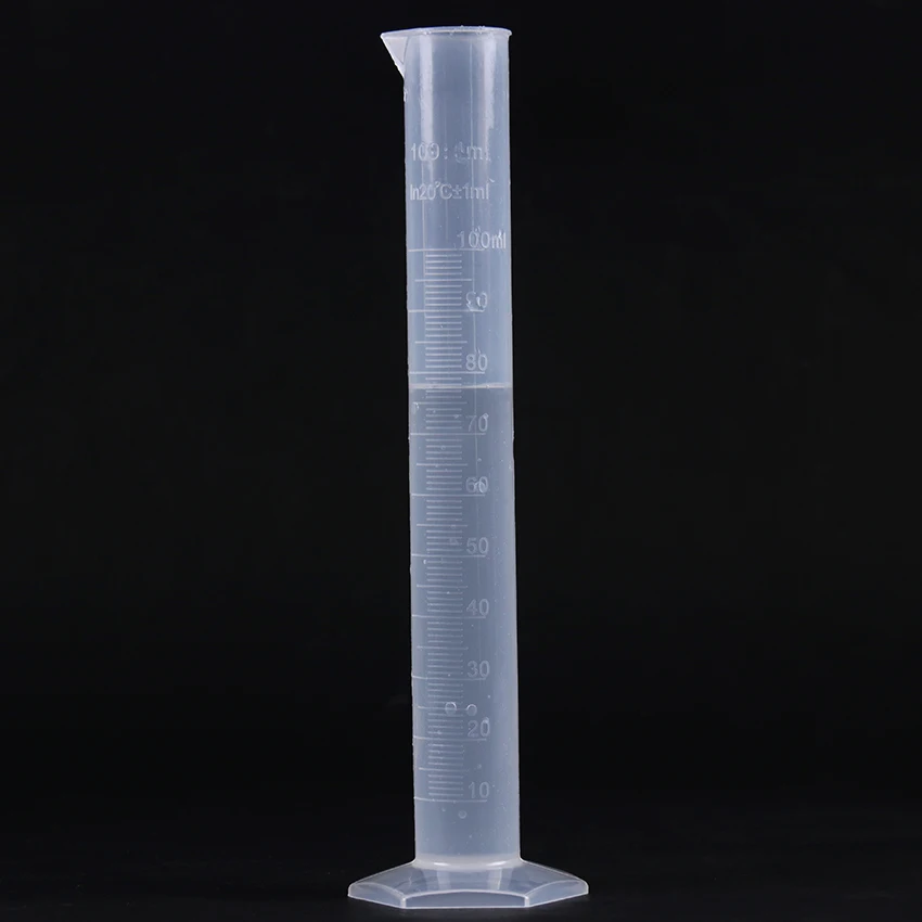 1pcs 50ml/100ml/250ml/1000ml Conical Measuring Cup Plastic Transparent Graduated Cylinders Laboratory Measure Tool School Lab Ac