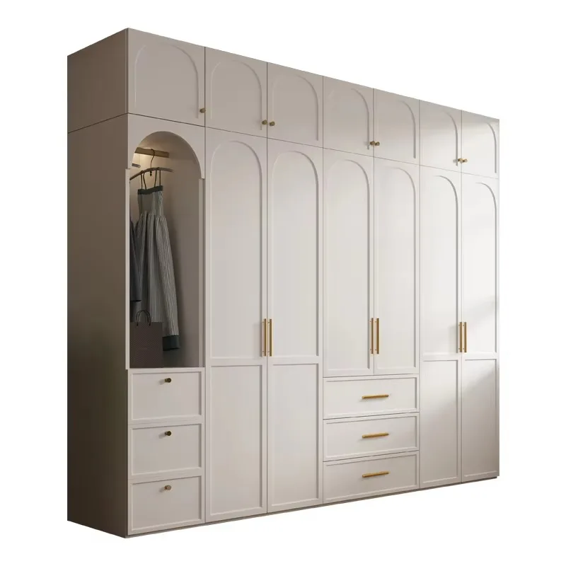 Luxury Wood Wardrobes Orgnizer Drawers Aesthetic Living Room Organizer Wardrobes Storage Cupboard Ropero Armable Furniture Home