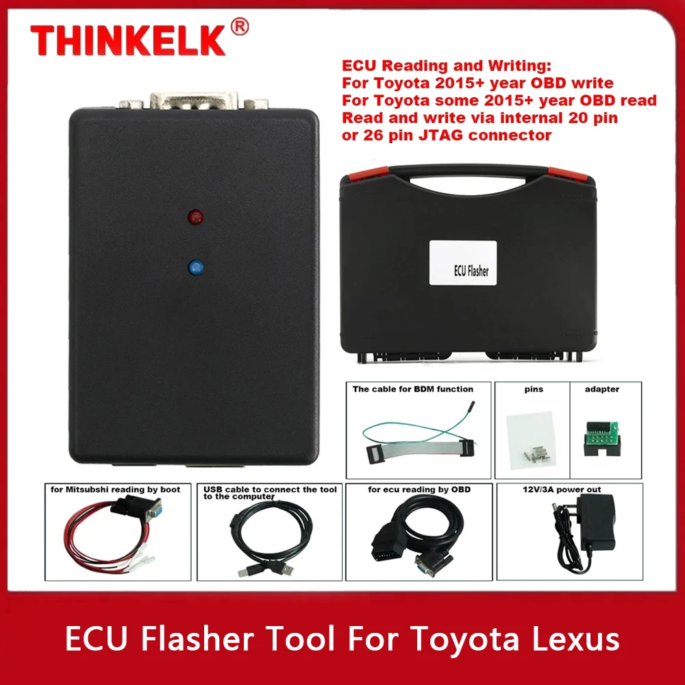 

Car ECU Flasher Tool For Toyota Lexus Denso Programmer Support 2015+ OBD Write & Some Read for Chip Tuning MCU NEC 7F00XX Series