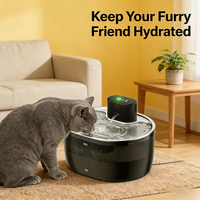 

Pet Smart Water Dispenser Charging Type Water Electric Separation Cat Fountain Automatic Circulation Water Dispenser Cat Supplie