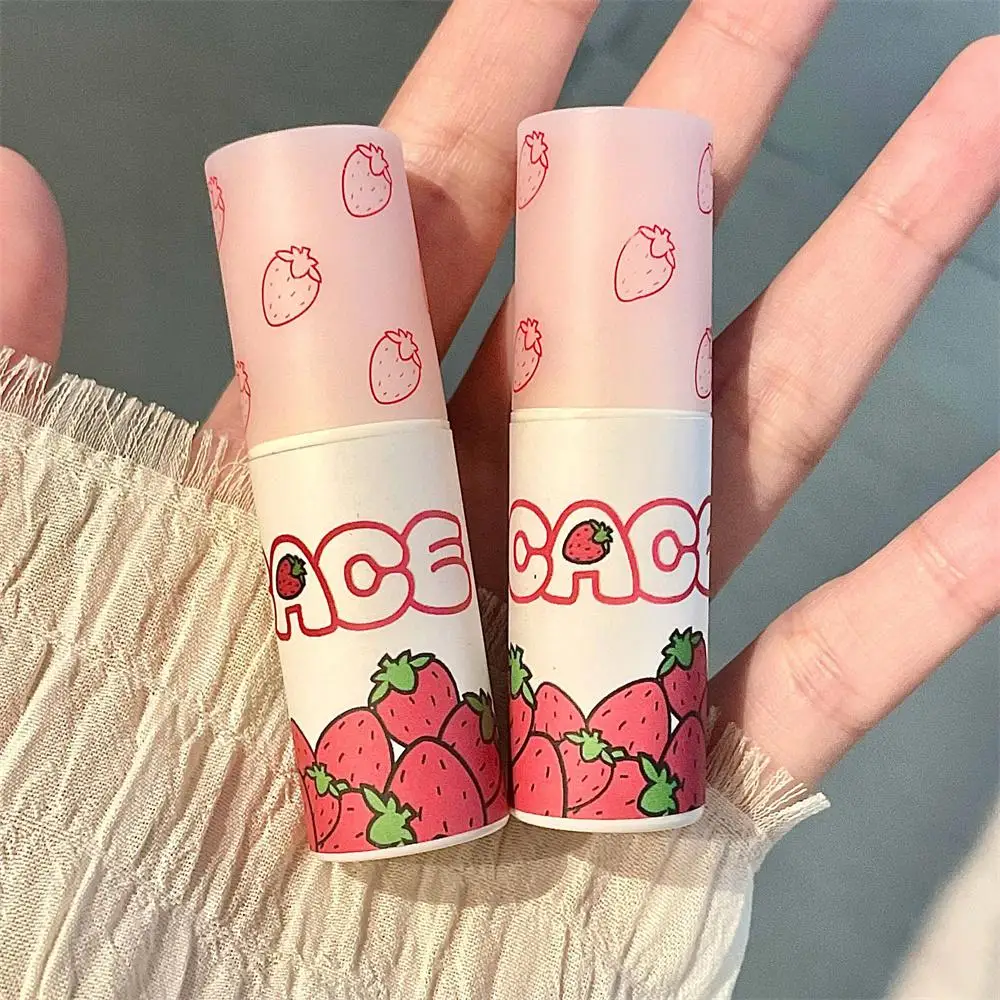 1/2PCS Lovely Strawberry Matte Liquid Lipstick Velvet Red Lip Gloss Long Lasting Non-stick Cup Lip Mud Tint Cream Makeup