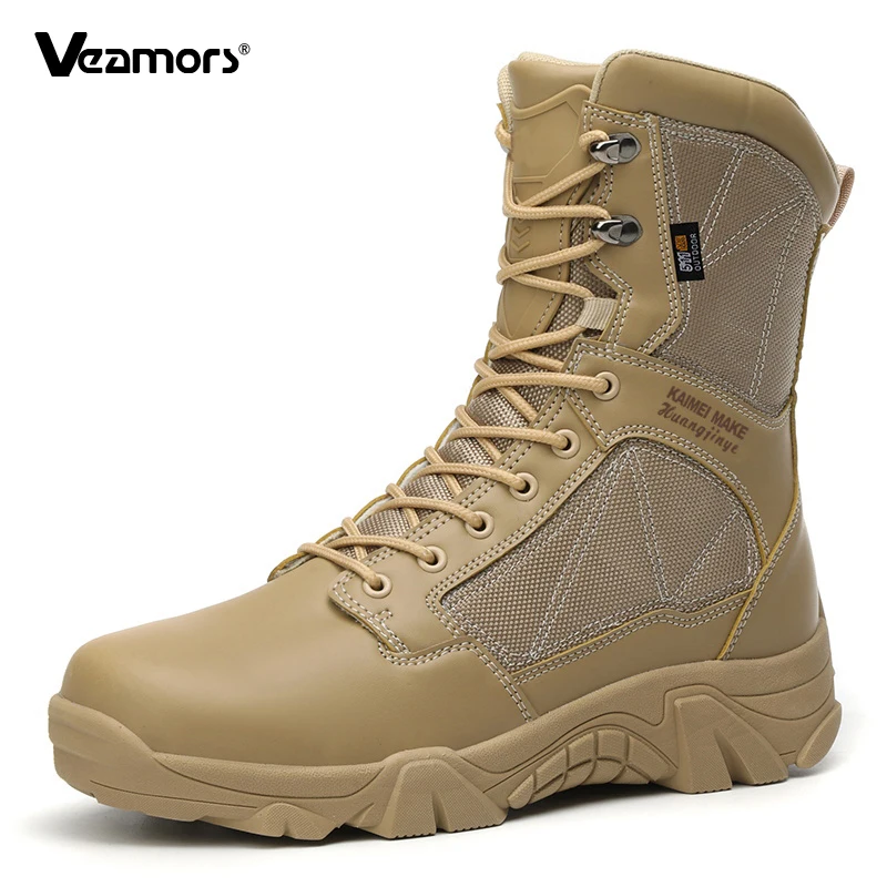 

Anti-slip Outdoor Boots Men's Hiking Boots Trekking Camping Shoes Breathable Tactical Boots High-top Field Training Sports Shoes