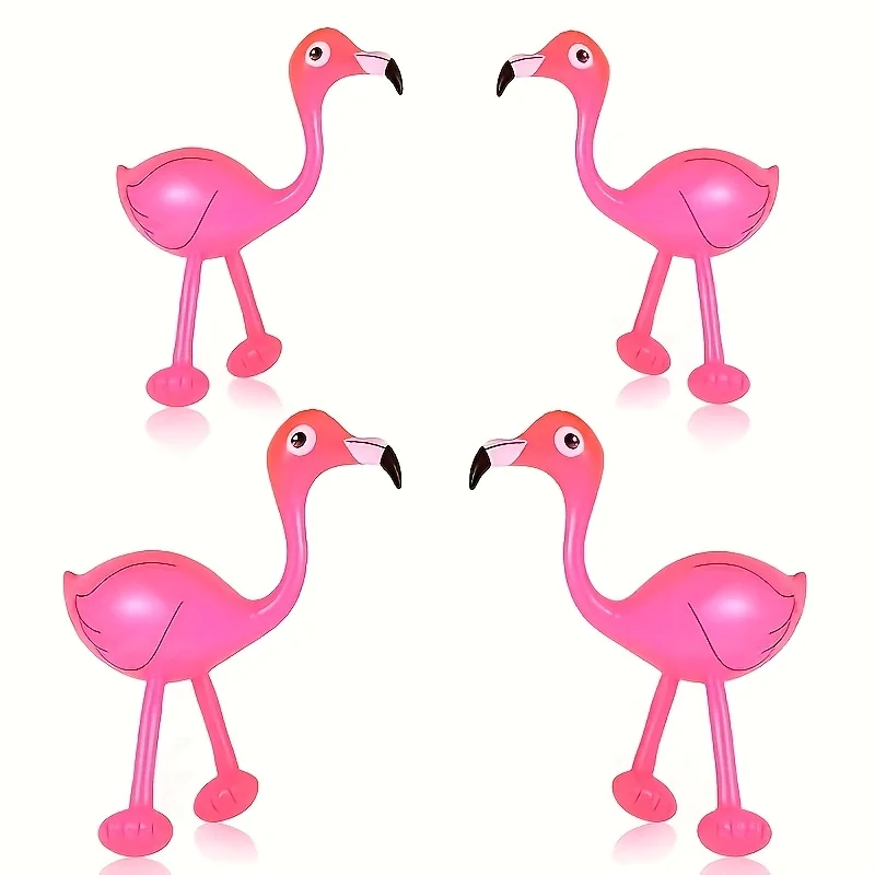 

2026New4 Flamingo Props, Hawaii Tropical Style Decorations, Family Gathering Kit, Inflatable Outdoor Holiday Decorations, Pool Party, Beach Party Decorations