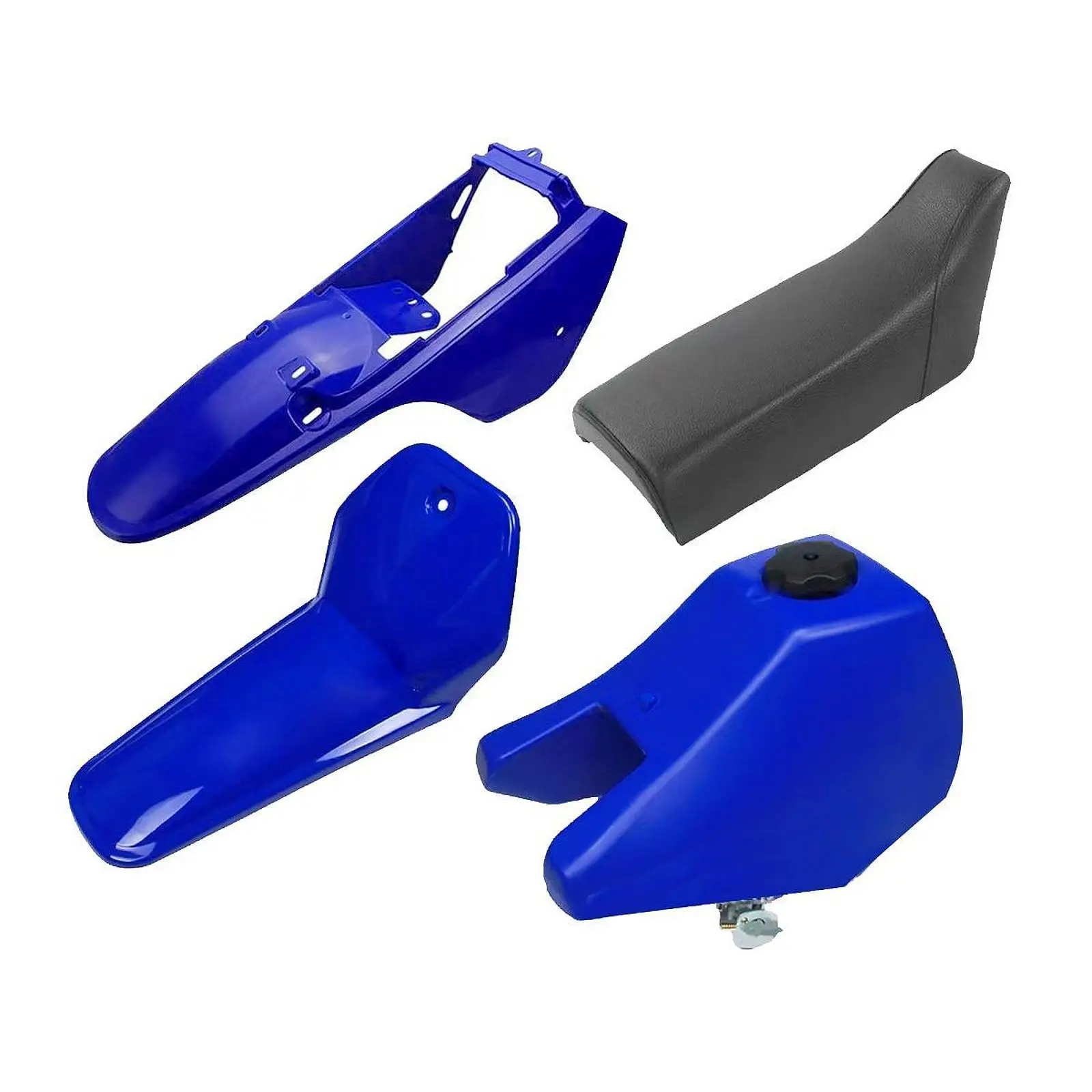 

Blue Plastic Fender Fairing Shell Kit Motorcycle Body Mudguard Parts Set for PW80 PY80 Spare Replacement