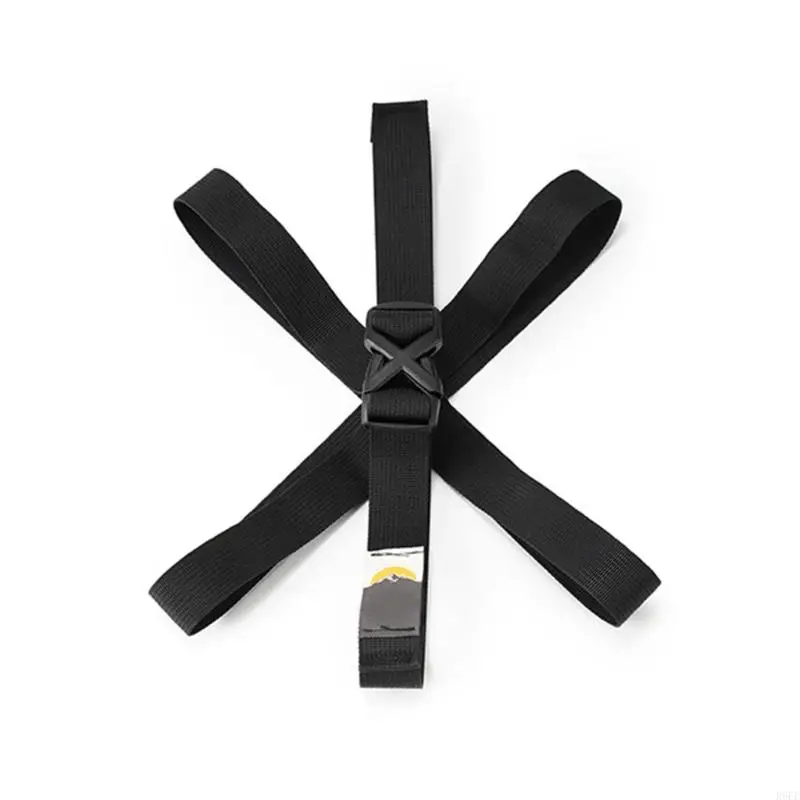

652F Outdoor Camping Tableware Storage Strap Adjustable Cutlery Crosses Strap Cutlery Packing Strap Camping Equipment