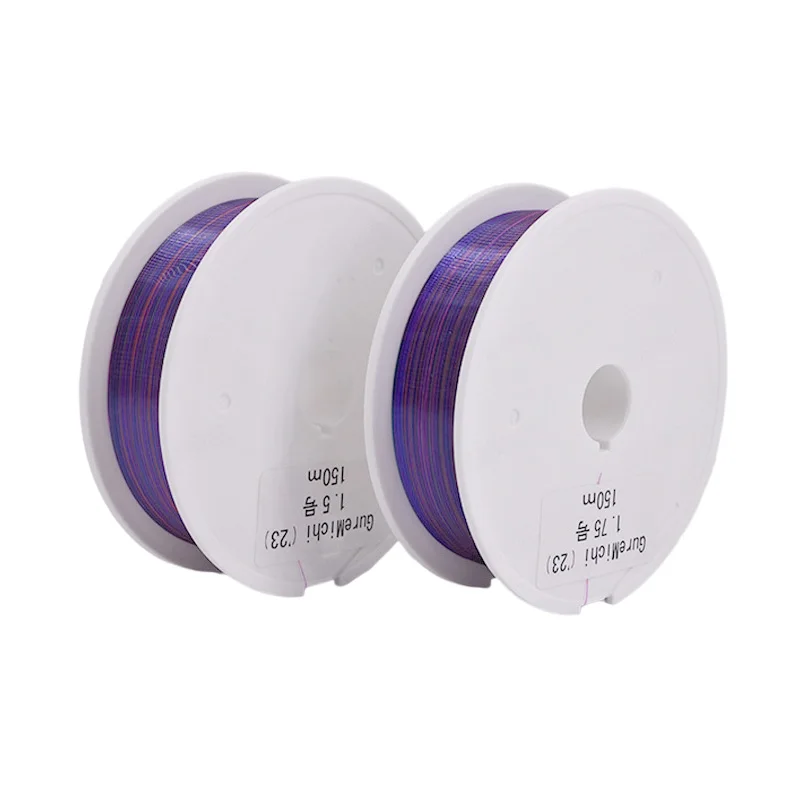 الأصلي SUNLINE GURE MICHI النايلون شبه العائمة روك خيط صنارة الصيد السلس لينة الملونة القفز الخط الرئيسي لصيد الأسماك 150 متر #5