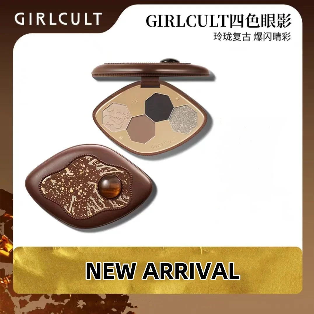 Girlcult-ظلال عيون نسائية وهمية ، 4 ألوان ، غير لامع ، يدوم طويلاً ، لمعان ، متلألئ للغاية ، حرباء ، مكياج ، وصول جديد