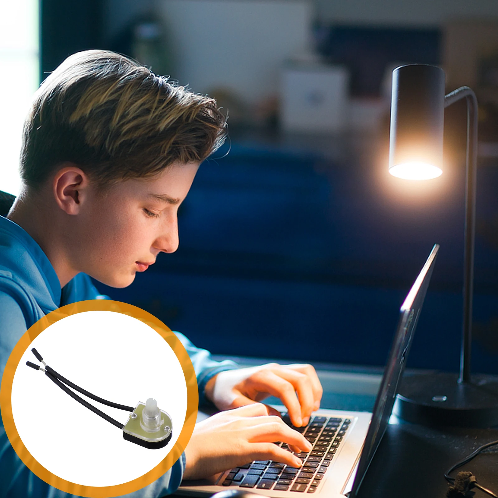 4 قطعة مقبض المصباح البلاستيكي النحاسي القوي مفاتيح التصميم الإبداعي سهلة التشغيل أجزاء إضاءة السقف جدار المنزل جهاز الفوانيس #1