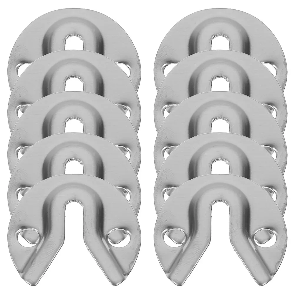 

20pcs Heavy Duty Picture Frame Hanging Brackets Iron Hangers Wall Mounts Furniture Hardware Keyhole Plates Photo Accessories