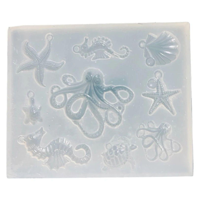 Silicone Pendant Molds Ocean Theme Jewelry Making Supplies Hand Making Supplies