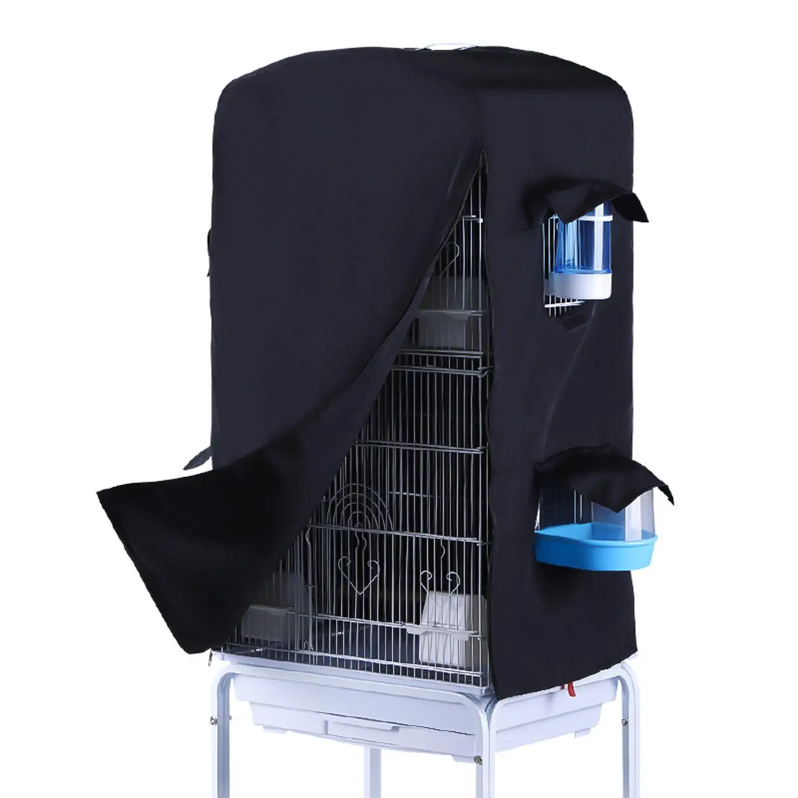 Bird Cage Cover Sunproof Pet Blocking Light Cover Night Blackout Cover Shade Cloth for Winter Household Outdoor Garden Cockatiel