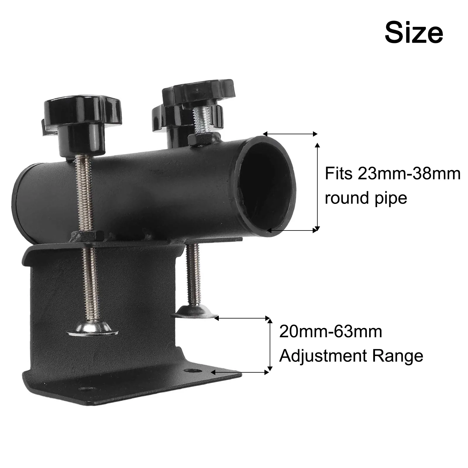 Balcony Umbrella Holder Base Clamp Garden Fence Parasol Decking Holding Bracket Adjustable Sun Umbrella Stand Fixed Clip