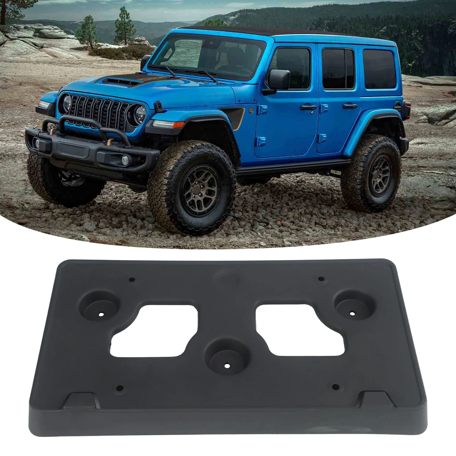 

Передний держатель номерного знака, предназначенный для использования с Ford For Bronco Sports с года двадцать один через двадцать четыре