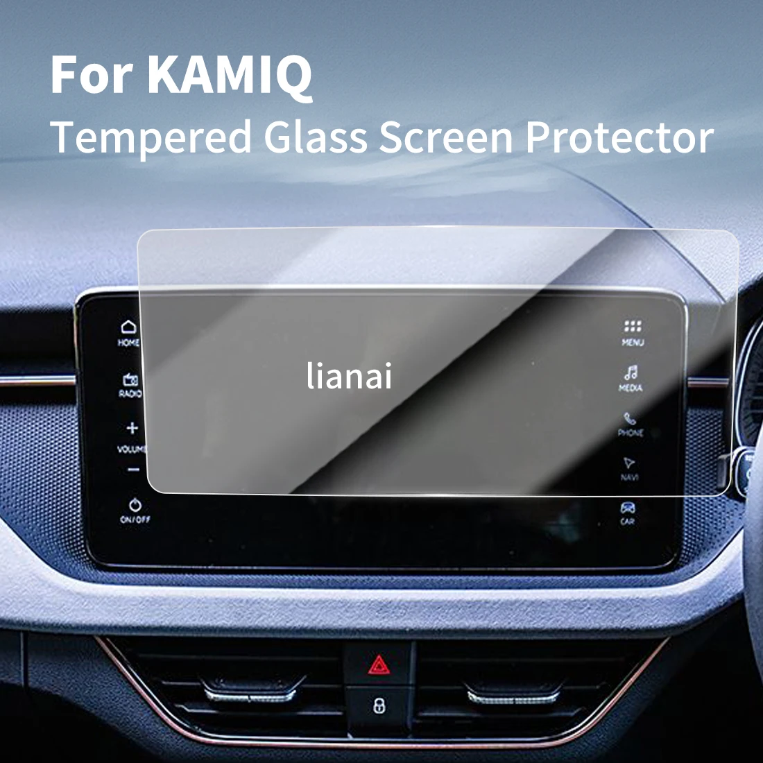 

Carplay Screen Protector Tempered Glass Protective Film Navigator Car Stickers Accessories For 25 skoda KAMIQ