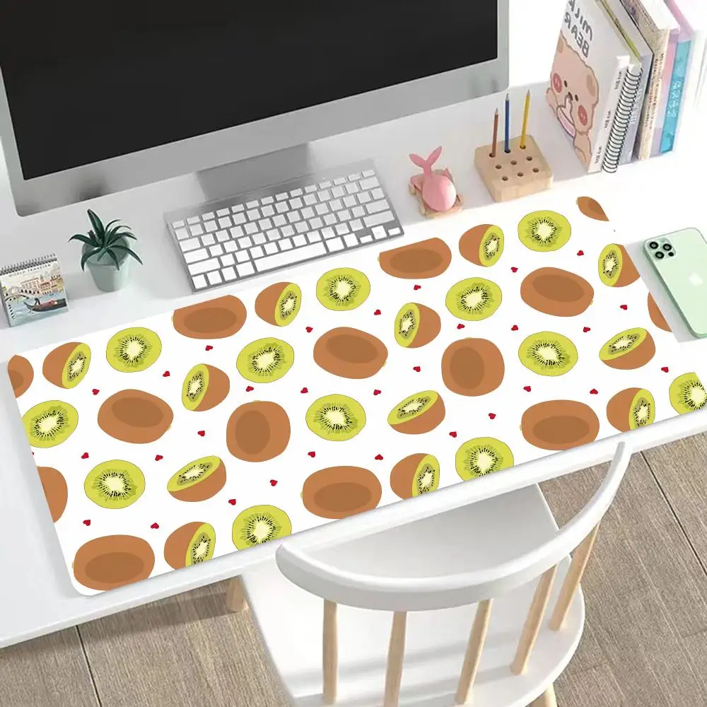 

Cartoon Kiwi Fruit Mouse Pad Cute HD Mousepad Pad Extended Gaming Keyboard LargeMousepad 90x40cm XXL Gamer Mousepad