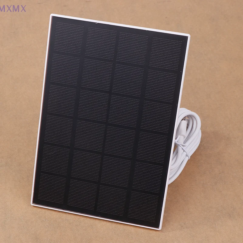 Outdoor Waterproof 1W 3W PET Solar Panel Type-C DC Solar Cells Charger Solar Panel For Security Camera Small Light System