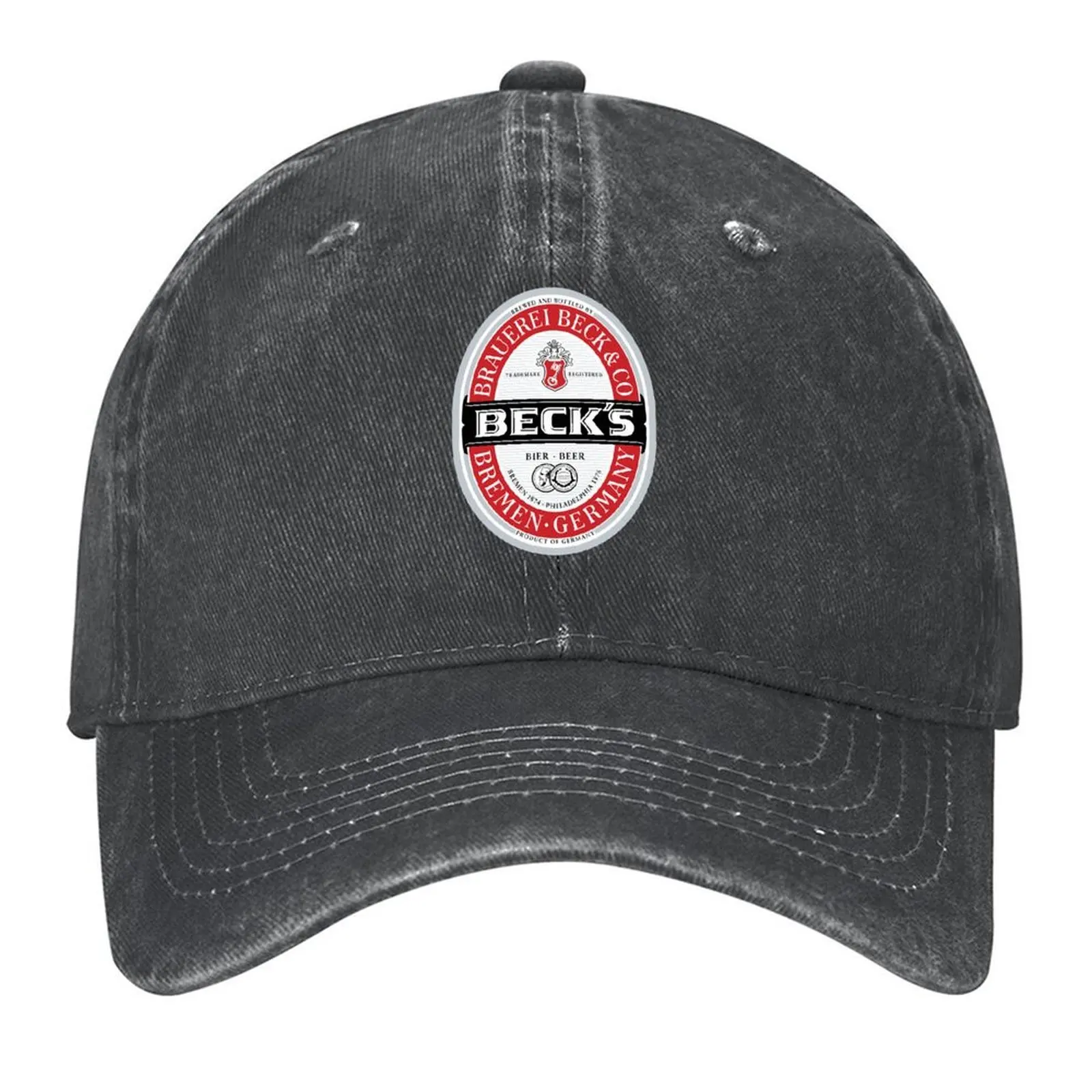 

Beck Beer logo Local beer brewery logo Baseball Cap Fishing cap hats for men Snapback Cap New In Hat Women's Beach Visor Men's