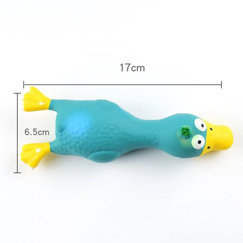 Cute Latex Chicken Shape Pet Squeak Toys Dog Cat Puppy Chew Sound Toys Simulation Screaming Chicken Creative Dog Accessories