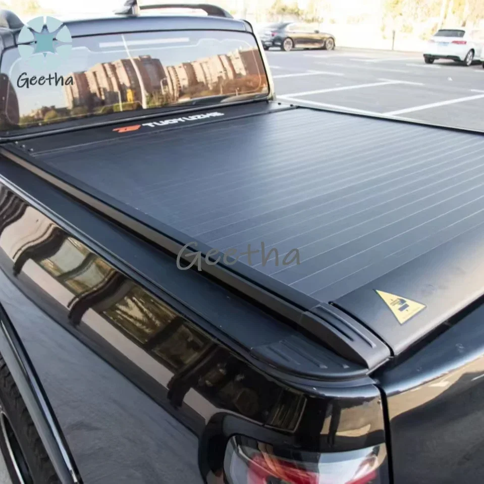 

Pickup Truck Cover Retractable Hard Aluminum Alloy Ranger Tonneau Cover for tacoma 2012 Hilux Vigo Gwm Poer