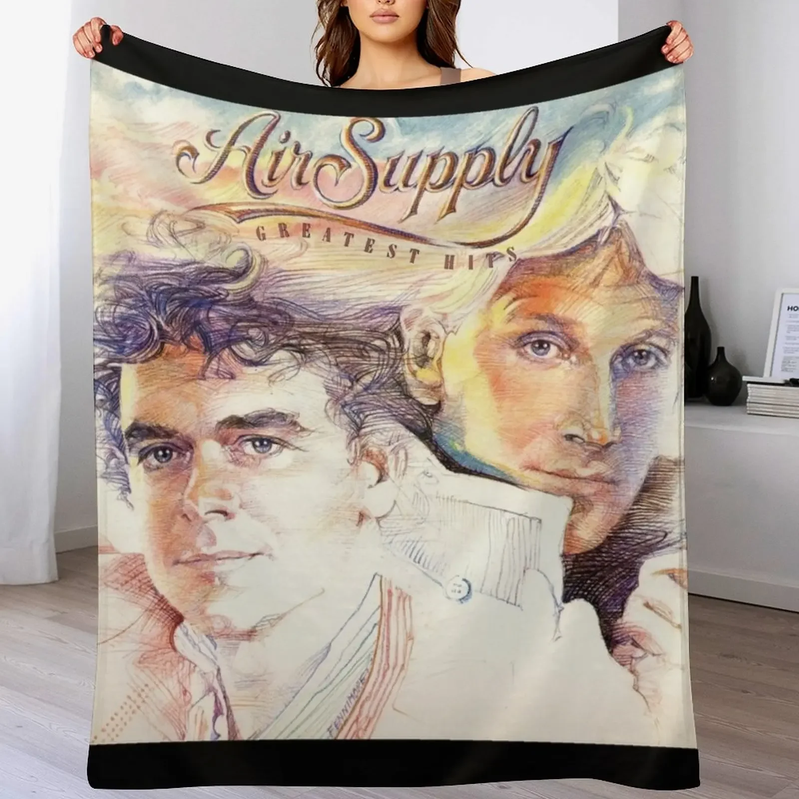 Air Supply greatest hits Throw Blanket Stylish Decor Blanket Gift for Friends Roommate