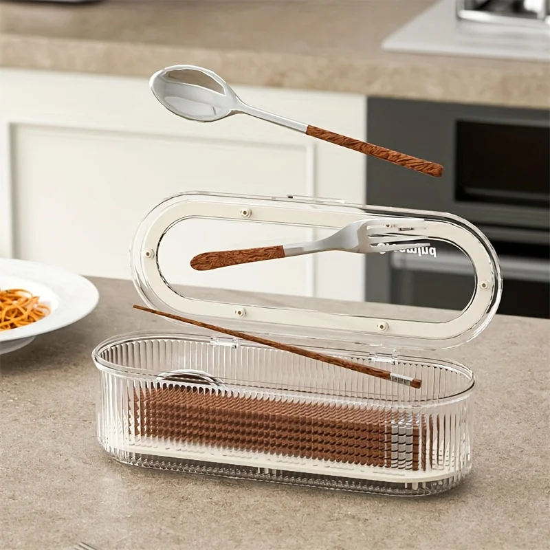 

Tableware Box, Household Chopsticks Case, Eyebrow Pencil Makeup Brush Box, Practical And Convenient Organizer Box, Simple Ch