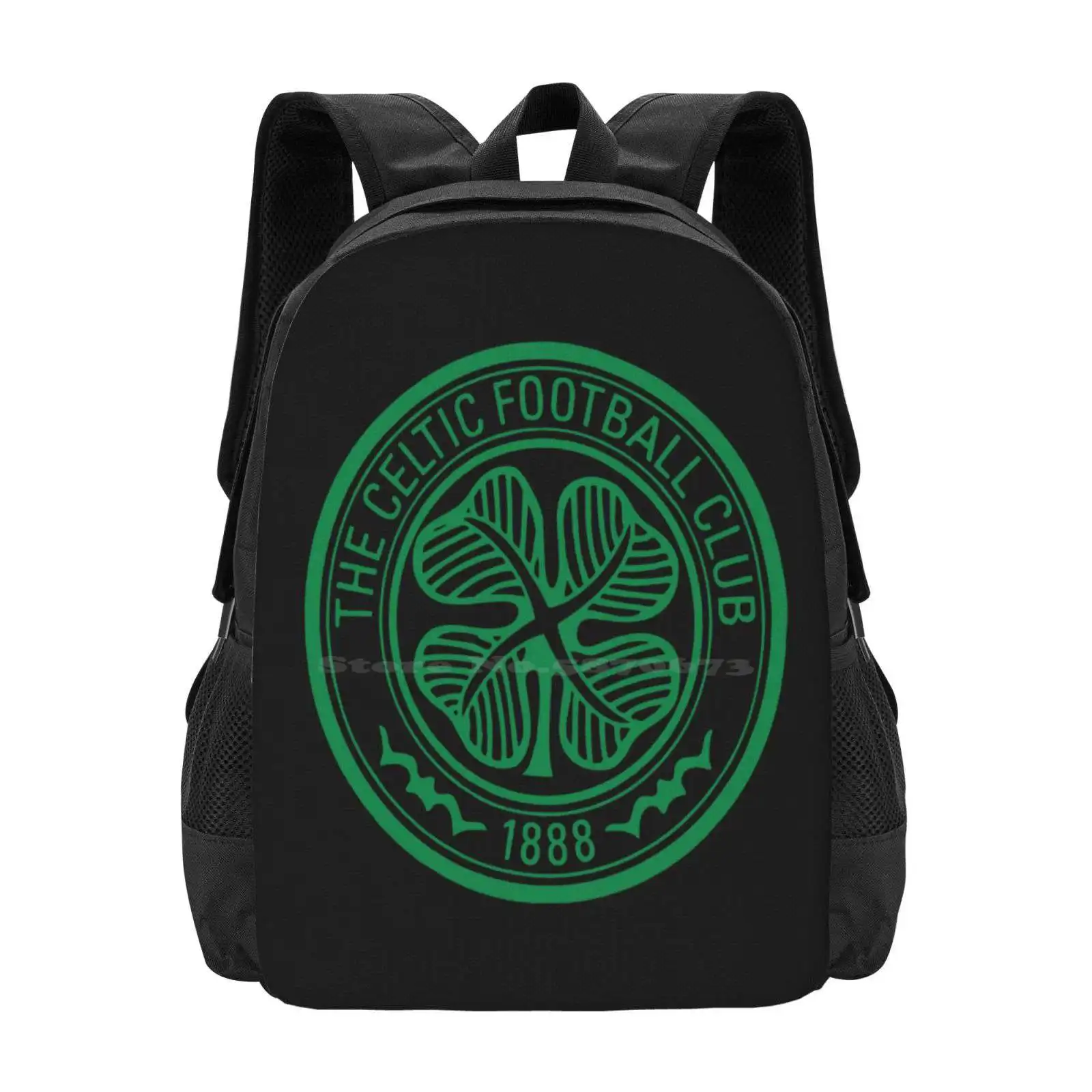 Fc School Bags For Teenage Girls Laptop Travel Bags Fc Irish The Football Club The Bhoys The Celts The Hoops Glasgow Scottish