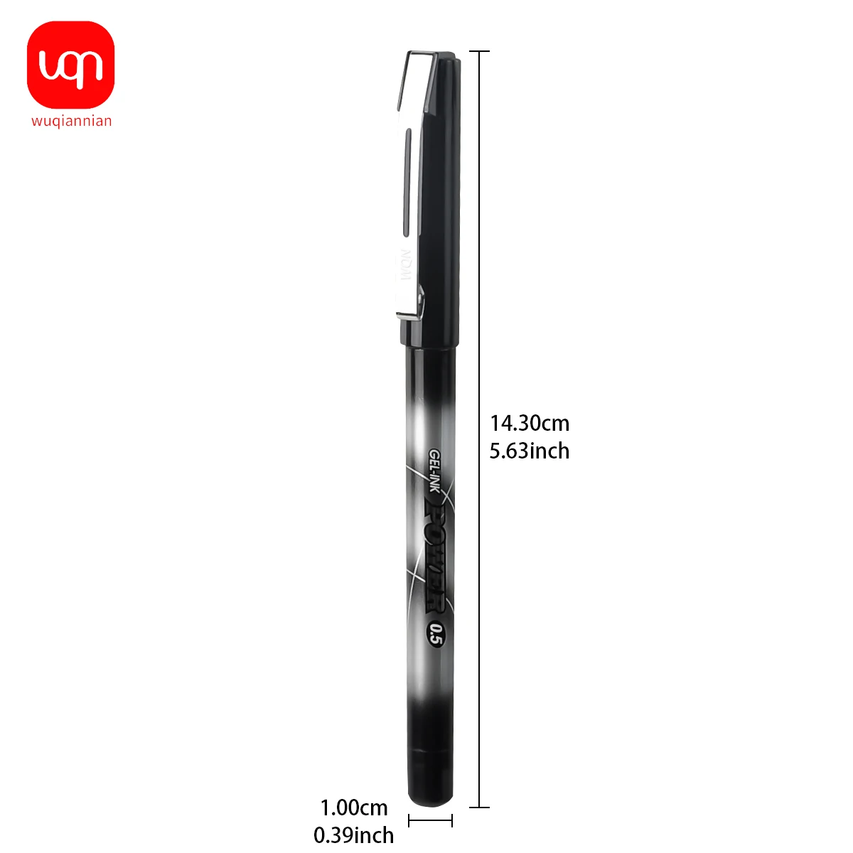 WQN 3/6/12 قطعة قلم كربون أسود 0.5 مللي متر محمول ومريح، سريع الجفاف، حبر عالي الجودة مستلزمات مكتبية مدرسية #4