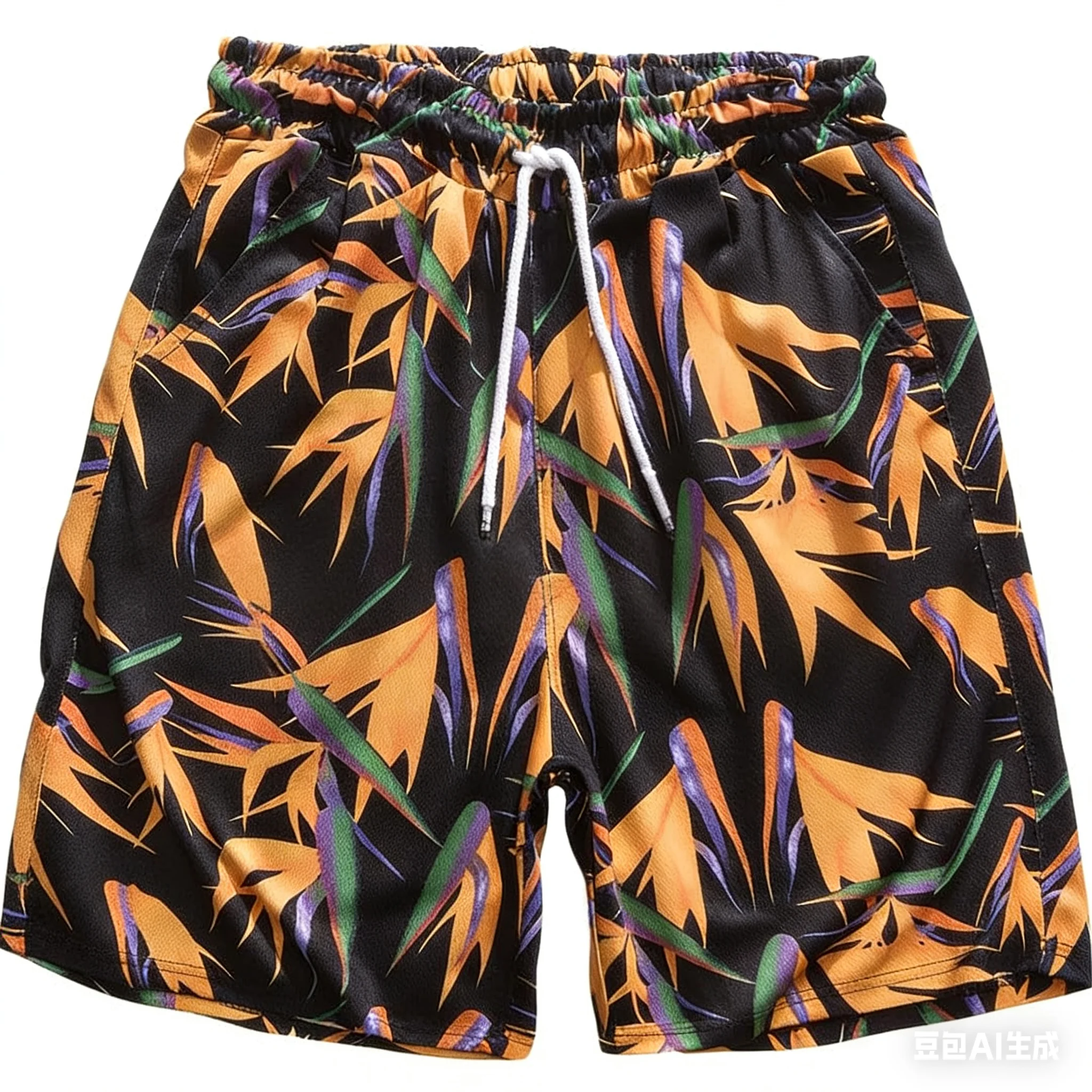 

Summer Men's Fitness Casual Shorts T-shirt Muscle Casual Sports T-shirt Bodybuilding Shorts Men's Beach Pants Loose Fit