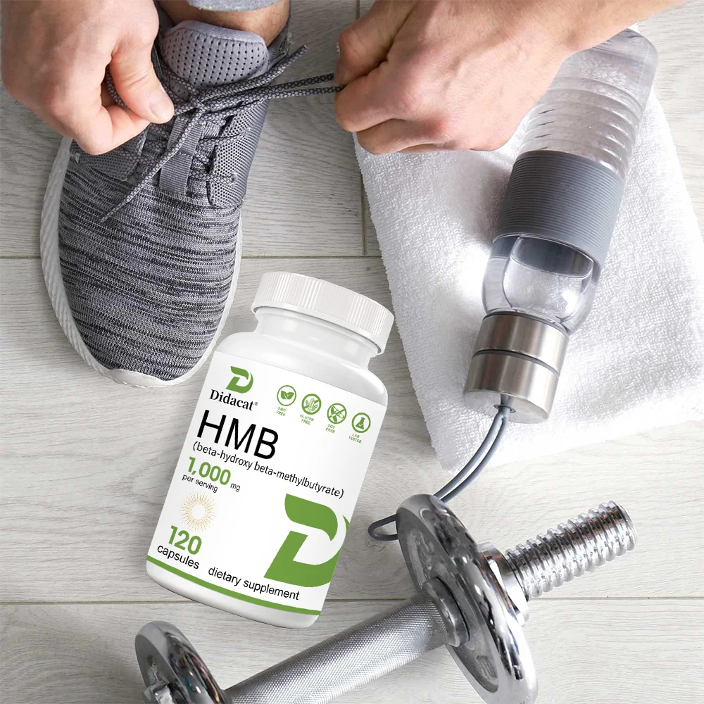 HMB Male Energy Booster - for Increased Muscle Mass and Athletic Strength, Energy Supplement, Endurance, Non-GMO, Gluten Free