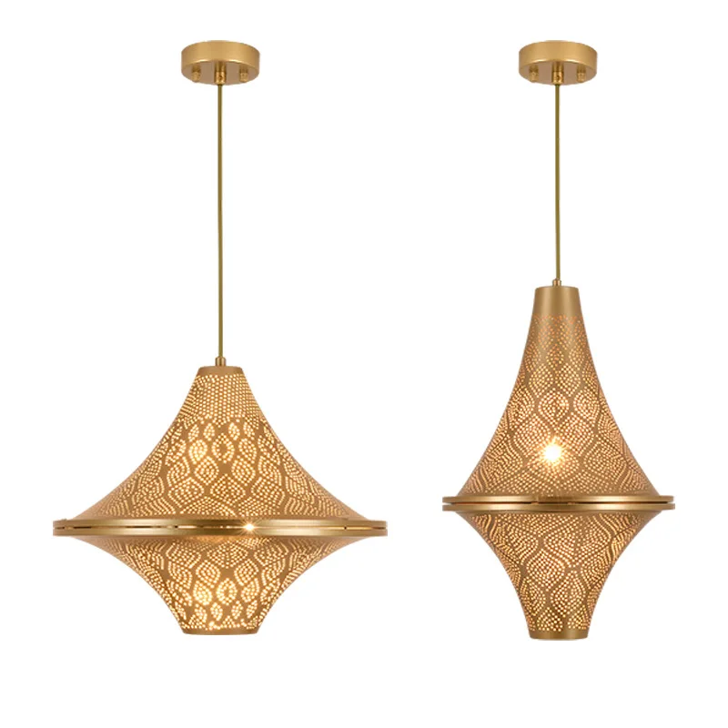 

Industrial style hotel engineering lamps hollow craft simple restaurant chandelier bar lamp