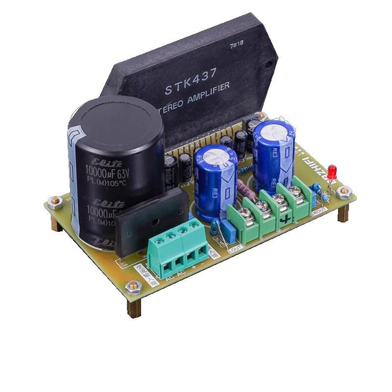 HIFI Sanyo Thick Film STK437 Mono 10W Audio Power Amplifier Board Single-ended OTL circuit DC33V